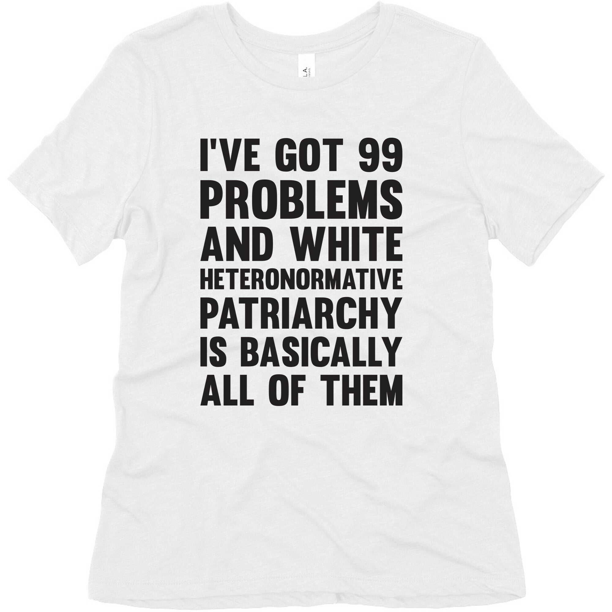 I've Got 99 Problems And White Heteronormative Patriarchy Is Basically All Of Them Women's Triblend Tee